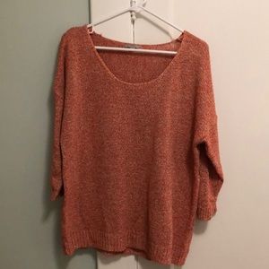 Gap orange knit sweater